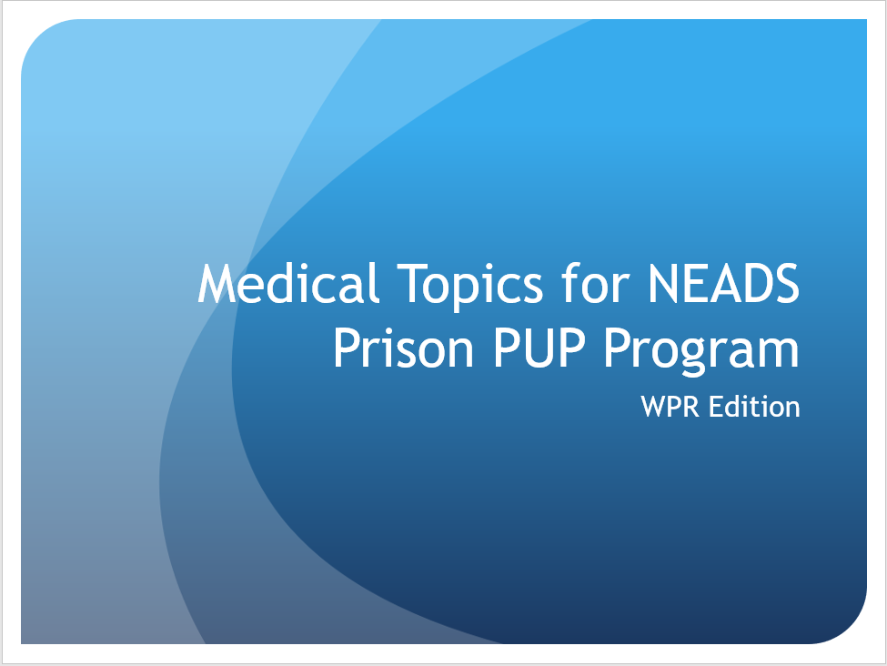 WPR PPT Medical Topics