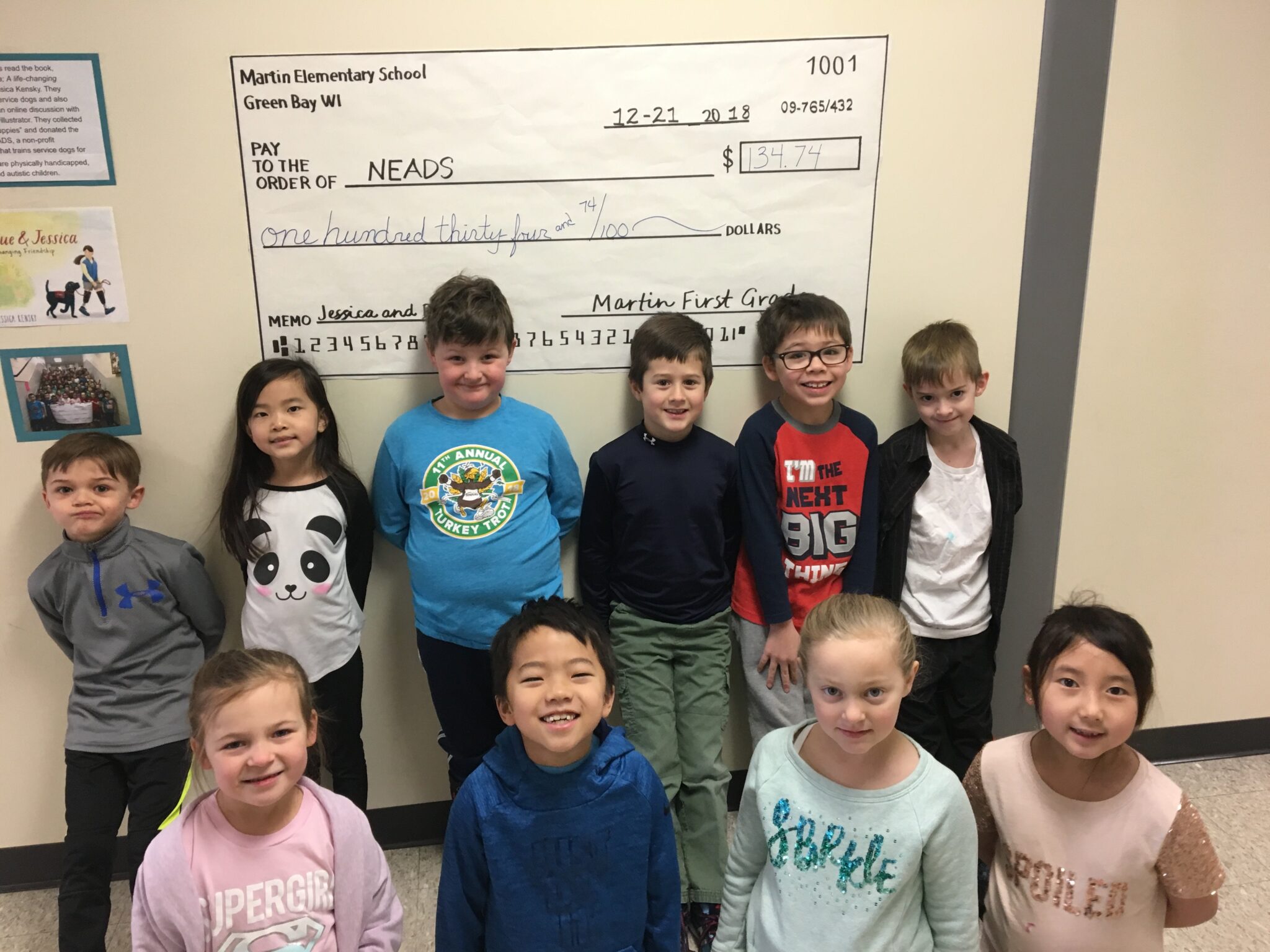 Martin Elementary Hosts Pennies for Pups Fundraiser